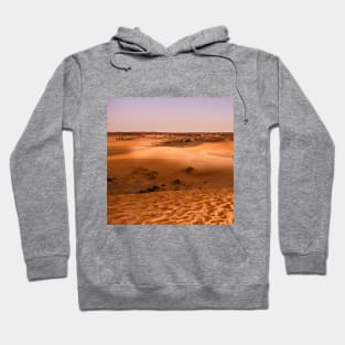 SCENERY 94 - Summer Desert Sand Dune Dry Plateau Landscape Hoodie